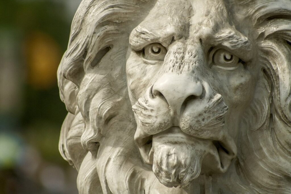 does a lion purr